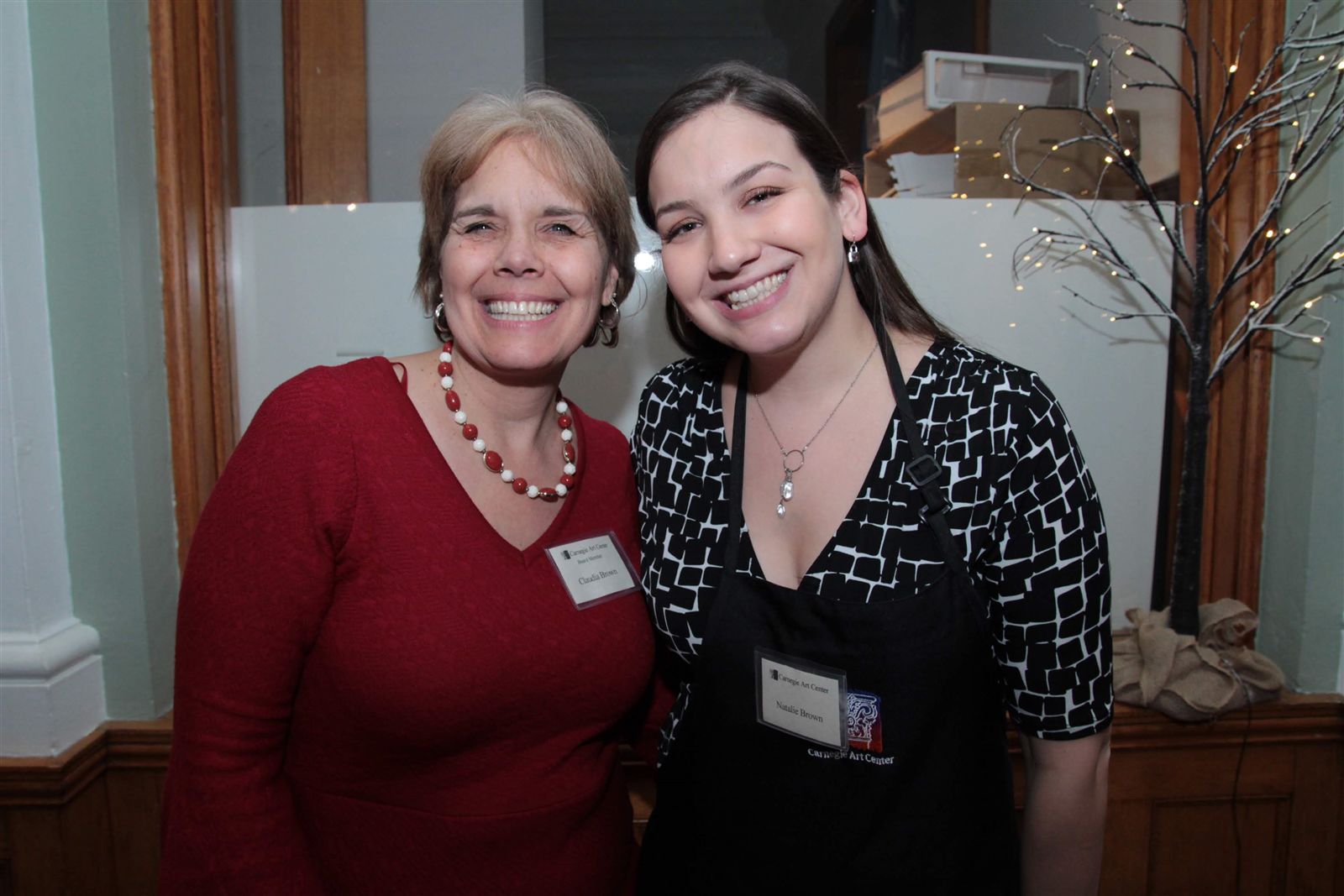 Smiles at Art Off the Wall in Carnegie Art Center